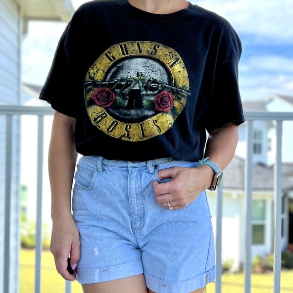 Guns N' Roses Black Short Sleeve T-Shirt Size Medium - Picture 8 of 8